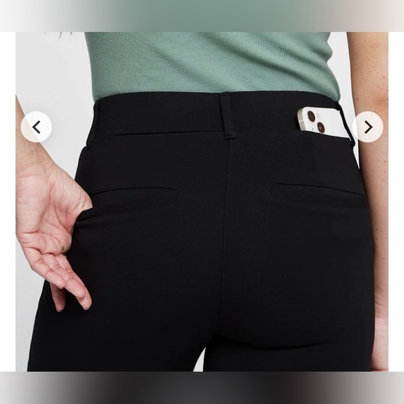 Betabrand Dark Charcoal Gray 7-Pocket Dress Pant Yoga Pant - Straight NWOT - Picture 6 of 10